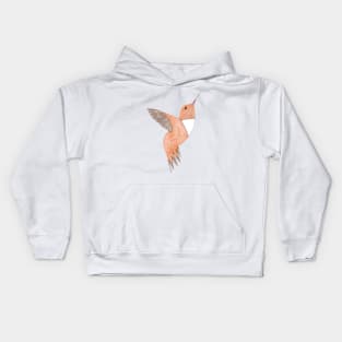 Rufous Hummingbird Kids Hoodie